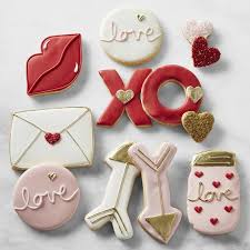 Valentine S Day Assorted Cookie Box Set Of 12 Valentine Sugar Cookies Valentines Day Cookies Valentine Cookies