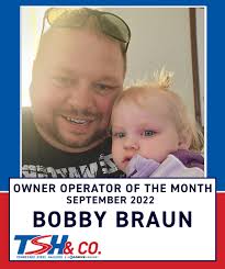 Congratulations to Bobby Braun, our September 2022 DRIVER OF THE MONTH!  Bobby has been driving for TSH since June 2016. He passes the time while  driving talking to TSH employees, other drivers,