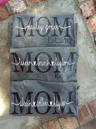 Download Mom Tshirt Personalized Mom Shirt Mother S Day Gift Etsy Mom Tshirts Personalized Mom Mother Tshirts
