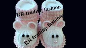 The rib stitch can be done by a nice, simple pattern for the cuff is the stockinette stitch, which is just alternating rows of knit and purl. Knitting Pattern For Baby Booties And Shoes Easy Youtube