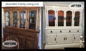 My wife and i both like built ins, so after opening the wall between the hall and dining room, that big blank wall was just so tempting! Abundant Family Living Diy China Cabinet Makeover