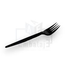 Tenedor Plastico Descartable Negro Papelera Mayorista En Florida