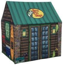 I got my first cabela's catalog today, and about flipped out when i saw the cabins in the back. Bass Pro Shops Cabin Play Tent For Kids Cabela S
