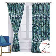 Alan symonds chevron ring top fully lined curtains: Jhvn American Style Thick Curtains Without Ring Free 4pcs Hooks 100x230cm Shopee Philippines