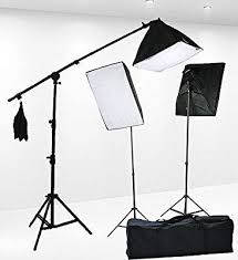 Amazon Com Fancierstudio Lighting Kit 2400 Watt Professional Video Lighting Kit With Three Softbo In 2020 Softbox Lighting Kit Softbox Lighting Photo Studio Lighting