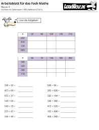 Für die purintabelle als pdf zum ausdrucken. Ubungen Mathe Klasse 4 Kostenlos Zum Download Lernwolf De