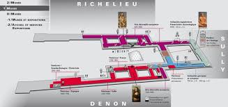 Map Of The Louvre Museum Level 1 Http Map Of Paris Com Museums Maps The Louvre Museum Level 1 Map Louvre Museum Louvre Vacation France