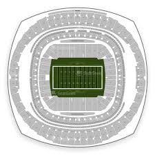 New Orleans Saints Seating Chart Map Seatgeek