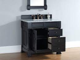 When it comes to choosing your vanity, a piece like this 36'' single vanity is ideal for putting the finishing touches on your master bath or. James Martin Brookfield Collection 36 Single Vanity With Drawers Anitque Black