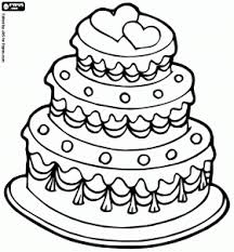 Printable wedding coloring pages are a great method to praise the happening to a person's big day. Wedding Cake Coloring Page Coloring Pages Color Art Drawings For Kids