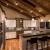 Vaulted Ceiling Kitchen With Beams