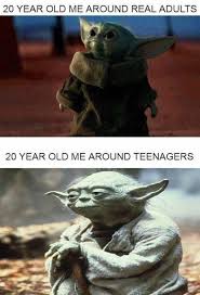 Just Like A Normal Day For Me R Babyyoda Baby Yoda Grogu Funny Pictures Star Wars Memes Funny