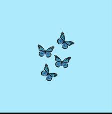 Aesthetic Butterfly Wallpaper Blue Butterfly Wallpaper Light Blue Aesthetic Butterfly Wallpaper