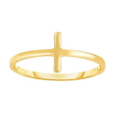 About this turned yellow alternatives grid. 14k Yellow Gold Sideways Cross Ring Size 7 Cross Ring Sideways Cross Ring 14k Yellow Gold