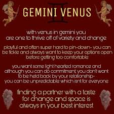 Gemini Venus Venus In Gemini Astrology Gemini Gemini Characteristics