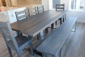 The casper dining table is the perfect solution to practical dining in a smaller space. Edmonton Custom Dining Tables Iron Hide Woodworks
