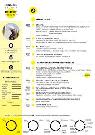 Cv Architecte Hmonp S Donadieu Resume Design Creative Infographic Resume Resume Design