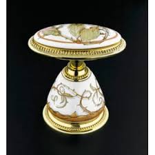 Kohler diverter kit for rite temp pbu shower units 89773 the via homedepot.com. Kohler K 251 Br 96 Biscuit Antique Ceramic Handle Skirt For Bath Faucets With Briar Rose Design Faucetdirect Com