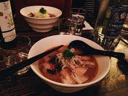 $9.00 2 pieces of ani pulled pork bun ani bun stuffed with pulled pork, sharp cheddar cheese, onion rings, spring mix, and spicy mayo. Ani Ramen Polite To Slurp The Montclair Dispatch