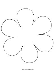 This post may contain affiliate links. 6 Petal Flower Flower Templates Printable Flower Template Flower Petal Template