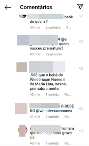 05 mar novo sósia de whindersson nunes nos eua surpreende por semelhança e artista reage 01 mar namorada de whindersson nunes, maria lina revela onde filho foi concebido por casal 17 fev whindersson nunes reage à sugestão inusitada do pai para nome do 1º filho. 5pdgdtvytgbybm
