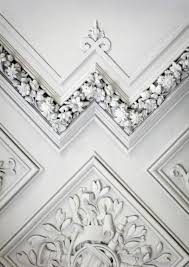 Possibly Fake Flowers Painted Might Work As Well Plaster Ceiling Design Ceiling Design Ceiling Detail