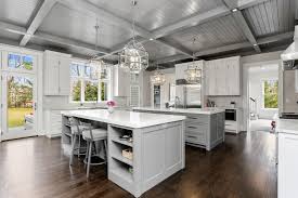 Check spelling or type a new query. White Colored Kitchen With Gray Coffered Ceiling Hgtv
