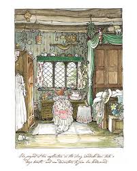 Peter rabbit stealing carrots coloring page | free printable coloring pages. Poppy Puts On Her Wedding Dress Poster By Brambly Hedge