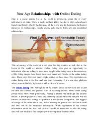 Although many people use online dating, and a significant portion of the population has even found permanent partners through dating apps and online how do public records help with safe online dating? New Age Relationships With Online Dating