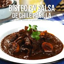 Bistec En Salsa Roja De Guajillo Preparar El Bistec En Salsa De Chile Pasilla Con Papas Es Un Guiso Casero Mexicano Que No Video Recetas Faciles De Comida Recetas De Comida Faciles Recetas De Comida