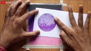 Very Easy Oil Pastel Drawing For Beginners Purple Moonlight Scenery Drawing With Oil Pastels Subscribe to my channel to get more drawing videos. very easy oil pastel drawing for