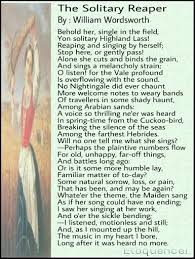 The Solitary Reaper By William Wordsworth William Wordsworth Words Worth Poetry Quotes