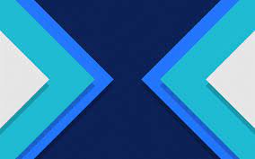 Download Wallpapers Blue Abstraction Backgrounds Material Design Blue Triangles Besthqwallpapers Com Iphone Wallpaper Abstract Wallpaper Material Design