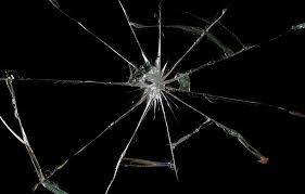 bullet hole in glass 1