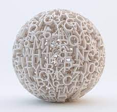 Alphabet Ball 3d Print 3d Printing Art Print Design Trends Prints