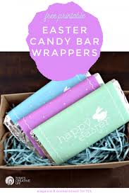 Paper (just plain ol' copy paper). Printable Easter Candy Bar Wrappers Today S Creative Life