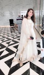 Areeba Habib Stylish White Dress Pakistani Bridal Dresses Pakistani Dresses