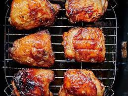 Air Fryer Chicken Thighs Maple Lime Craving Tasty