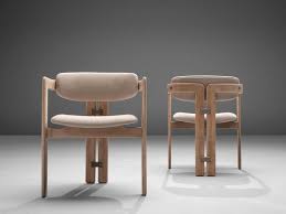 Augusto Savini Set Of Eight Customized Pamplona Chairs Carved Dining Chairs Modern Dining Chairs Chair