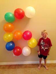 My Son Turned 6 Years Old Take A Picture Of Ballons Shaped As The Number Of Age Birthday Morning Kids Birthday Morning Birthday Morning Surprise