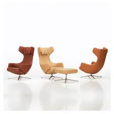 Grand Repos Armchair Ottoman With Leather Upholstery By Antonio Citterio At The Conran Shop