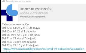 Maybe you would like to learn more about one of these? Vacuna Contra La Covid La Junta Desmiente Las Fechas De Un Falso Calendario De Vacunacion Que Circula Por Redes El Norte De Castilla