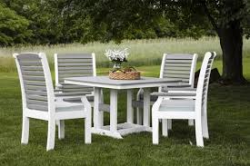 Berlin Gardens Classic Terrace Five Piece Poly Dining Set In 2020 Poly Outdoor Furniture Quality Outdoor Furniture Outdoor Furniture