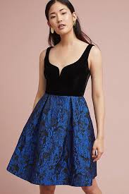 Velvet Jacquard Dress Jacquard Dress Anthro Dresses Jaquard Dress