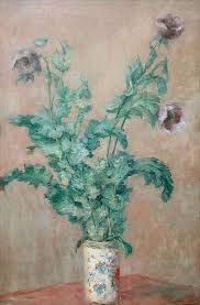 Vase De Pavots C Monet W 848 Claude Monet Fine Art Puzzles Flower Art