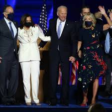 Friends of kamala harris is responsible for this page. On A Historic Night Vice President Elect Kamala Harris And Dr Jill Biden Represent American Fashion Fashionista