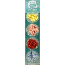 Edible flowers can take your dish to another level. Creative Kitchen Mini Flowers Cake Decorations 48 Pack Woolworths