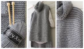 And also a treat for knitters who enjoy modern lines and simple details. Easy Knit Women Sweater Vest Free Knitting Pattern