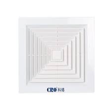 The broan 688 is rated for 50 cfm and is the best fit for small bathrooms of under 50 square feet. China Ceiling Fan Exhaust Fan Ventilating Fan Ceiling Exhaust Fan Plastic Electrical Fan China Ventilator And For Air Conditioning Price