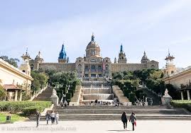 El gran salto de españa. Placa Espana Guide Barcelona